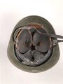 Niederlande, Stahlhelm Modell 1934. Originallack, das Emblem entfernt , ungereinigt