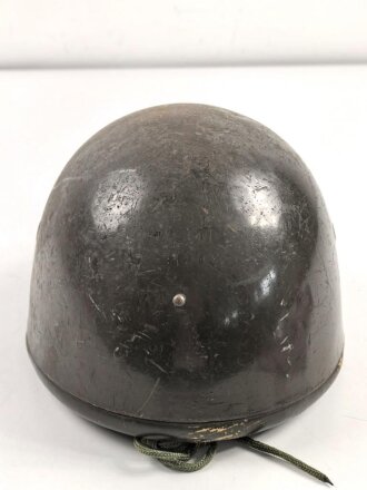 Polen, Stahlhelm WZ63 für Fallschirmtruppen, so auch von der NVA geführt. getragenes Stück, ungereinigt