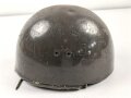 Polen, Stahlhelm WZ63 für Fallschirmtruppen, so auch von der NVA geführt. getragenes Stück, ungereinigt