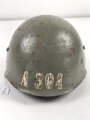 Portugal, Stahlhelm M40/63 für Fallschirmtruppen. Originallack, ungereinigtes Stück