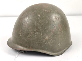 Russland, Stahlhelm SSH60. Originallack, ungereinigtes...