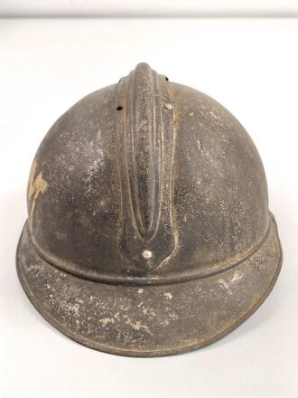 Frankreich 1. Weltkrieg, Stahlhelm Modell 1915 für Artillerie. Ungereinigtes Stück