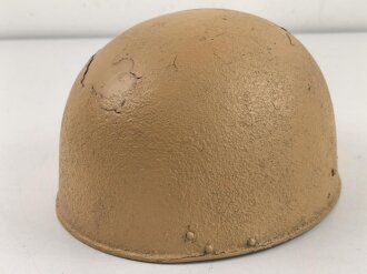 Schweiz, Stahlhelm M48/62. Originallack, getragenes Stück, überlackiert