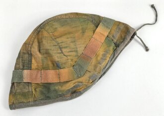 Schweiz, Stahlhelm Tarnbezug  wendbar. gebraucht, repariert 76cm umlaufend gemessen