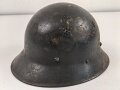 Tschechoslowakei 2.Weltkrieg, Stahlhelm Zivilschutz, Originallack, ungereinigtes Stück