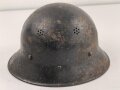 Tschechoslowakei 2.Weltkrieg, Stahlhelm Zivilschutz, Originallack, ungereinigtes Stück