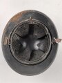 Tschechoslowakei 2.Weltkrieg, Stahlhelm Zivilschutz, Originallack, ungereinigtes Stück