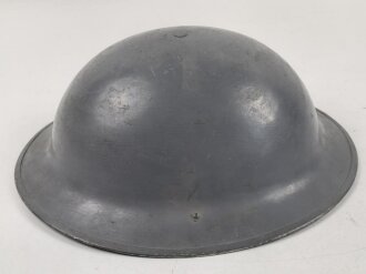 Großbritannien, Stahlhelm datiert 1943. Originallack, höchstwahrscheinlich "Civil defense" Zivilschutz.