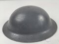 Großbritannien, Stahlhelm datiert 1943. Originallack, höchstwahrscheinlich "Civil defense" Zivilschutz.