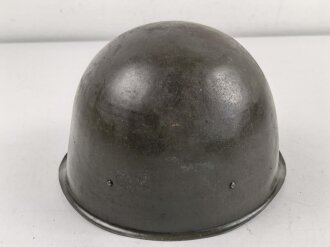 Russland, Stahlhelm aus der Zeit des Kalten Krieges. Originallack, ungereinigtes Stück