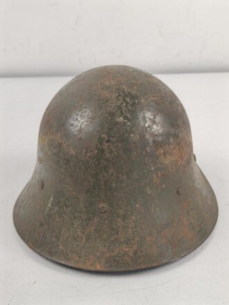 Spanien, Stahlhelm Modell 1926. Ungereinigtes Stück , Originallack