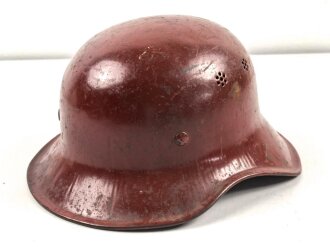 Deutschland nach 1945, Stahlhelm Modell Luftschutz einteilig, wohl für Zivilschutz verwendet. keine erkennbare Stempelung, Größe 55,5