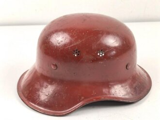 Deutschland nach 1945, Stahlhelm Modell Luftschutz einteilig, wohl für Zivilschutz verwendet. keine erkennbare Stempelung