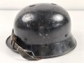 Feuerwehr III.Reich, Leichtmetallhelm , die Abzeichen entfernt, Größe 58,5