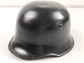 Feuerwehr III.Reich, Stahlhelm , überlackiertes Stück, Kopfgrösse 55