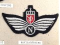 Norwegen, Sammlung Rangabzeichen der Luftwaffe, auf Karton getackert