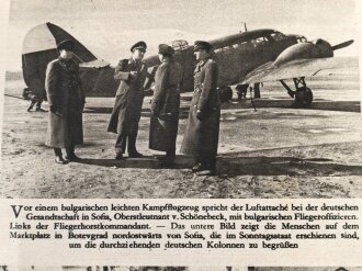 Der Adler "Deutsche Luftwaffe in Bulagrien" Heft Nr. 7 vom 1. April 1941