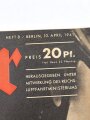 Der Adler "Da - am Horizont der Feind" Heft Nr. 8 vom 10. April 1941