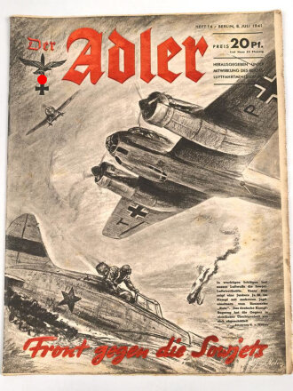 Der Adler "Front gegen die Sowjets" Heft Nr. 14 vom 8. Juli 1941