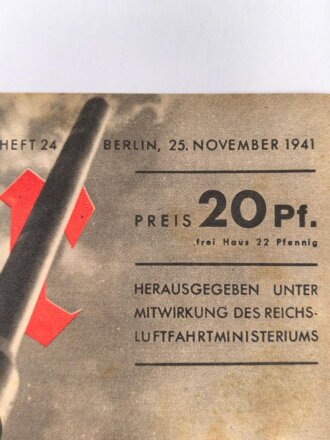 Der Adler "Feuer frei!" Heft Nr. 24 vom 25. November 1941