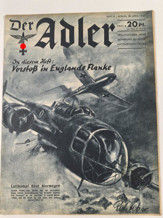 Der Adler "Vorstoß in Englands Flanke"...