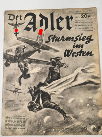 Der Adler "Sturmsieg im Westen" Heft Nr. 11 vom 28. Mai 1940