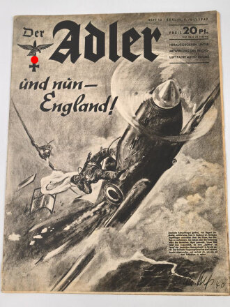 Der Adler "und nun - England" Heft Nr. 14 vom 9. Juli 1940