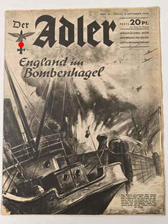 Der Adler "England im Bombenhagel" Heft Nr. 18...