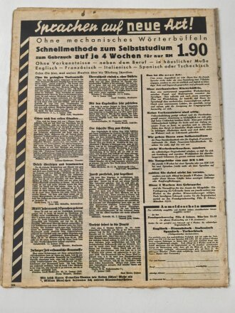 Der Adler "Kennst du die Luftwaffe?" Heft Nr. 20 vom 1. Oktober 1940