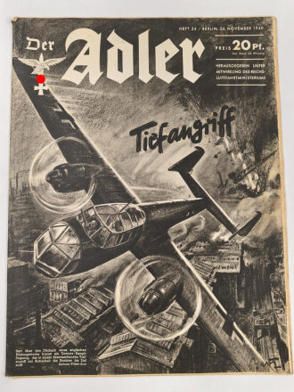 Der Adler "Tiefangriff" Heft Nr. 24 vom 26. November 1940