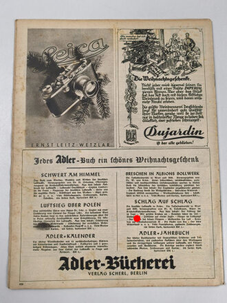 Der Adler "Englische Industrien vernichtet!f" Heft Nr. 25 vom 10. Dezember 1940