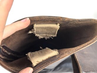 Paar Stiefel für einen Unteroffizier. Sohlenlänge 27,5cm, ungereinigtes Paar aus stabilem Leder