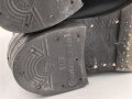 Paar Stiefel für einen Unteroffizier. Sohlenlänge 27,5cm, ungereinigtes Paar aus stabilem Leder