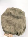 1. Weltkrieg Stahlhelm Tarnbezug, aussen gemessen etwa 78cm. neuzeitliche Sammleranfertigung. Einzelstück aus Sammlungsauflösung