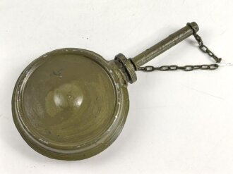 Ölkanne für Werkzeugtasche MG34/42 der Wehrmacht, überlackiertes Stück