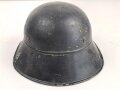 Stahlhelm Luftschutz. In allen Teilen original, wohl nach dem Krieg bei der Feuerwehr im Bestand