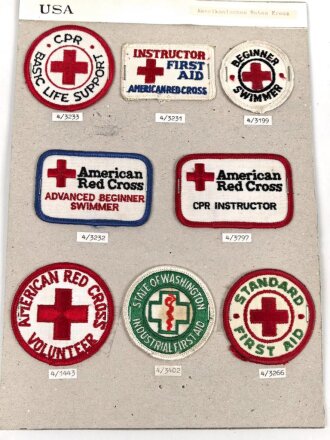 American Red Cross, insignia collection