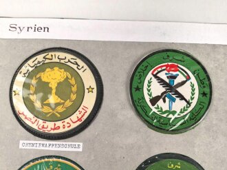 Syrien, Sammlung Ärmelabzeichen des Militärs,...