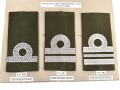 Dänemark, Sammlung Rangabzeichen der Marine für die Felduniform, auf Karton geklebt