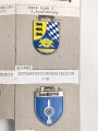 Bundeswehr, Sammlung Brustabzeichen, auf Karton geklebt