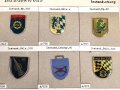 Bundeswehr, Sammlung Brustabzeichen, auf Karton geklebt