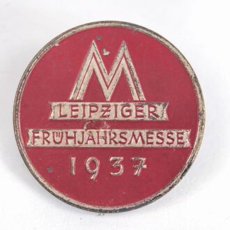 Metallabzeichen "Leipziger Frühjahrsmesse 1937"