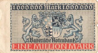 Notgeldschein der Bayerischen Notenbank München...