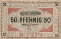 Notgeldschein der Stadt Worms über 50 Pfennig, datiert 1919