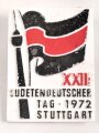 Deutschland nach 1945, Kunststoffabzeichen " Sudetendeutscher Tag Stuttgart 1972"