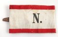 Feuerwehr, Armbinde " N."  guter Zustand