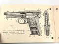 "Mauser" Selbstlade Pistole, Magazin, Laufhalter und Nachgedruckte Gebrauchsanweisung