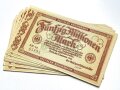 Banknote Deutsche Reichsbahn über Fünfzig Millionen Mark, datiert 1923, sie erhalten (1) ein Stück in sehr gutem zustand