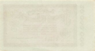 Banknote Deutsche Reichsbahn über Zwanzig Millionen...