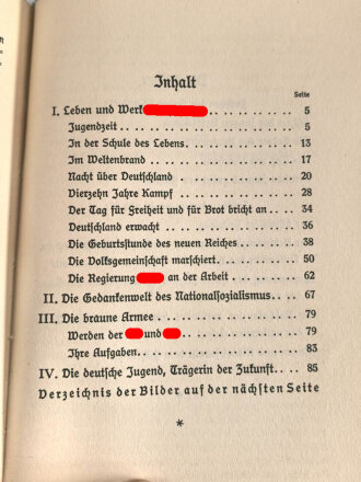 "Das Hitlerbuch der deutschen Jugend" datiet 1933, 88 Seiten, DIN A5